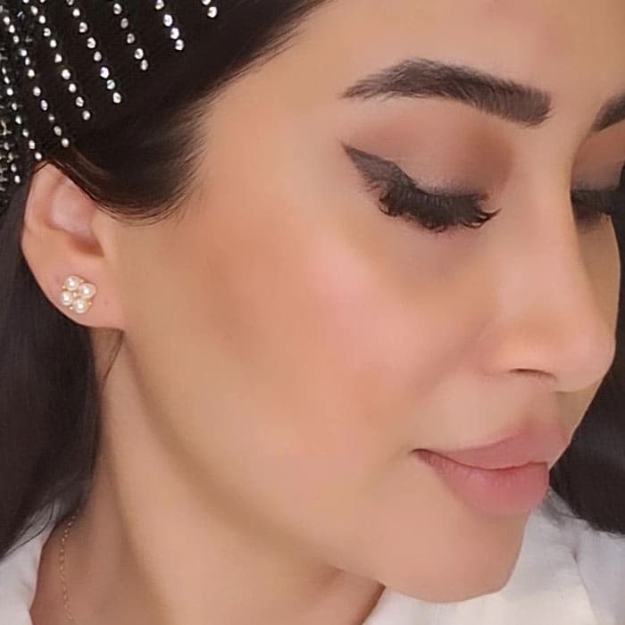 گوشواره دخترانه ژوپینگ چهار مروارید طلایی