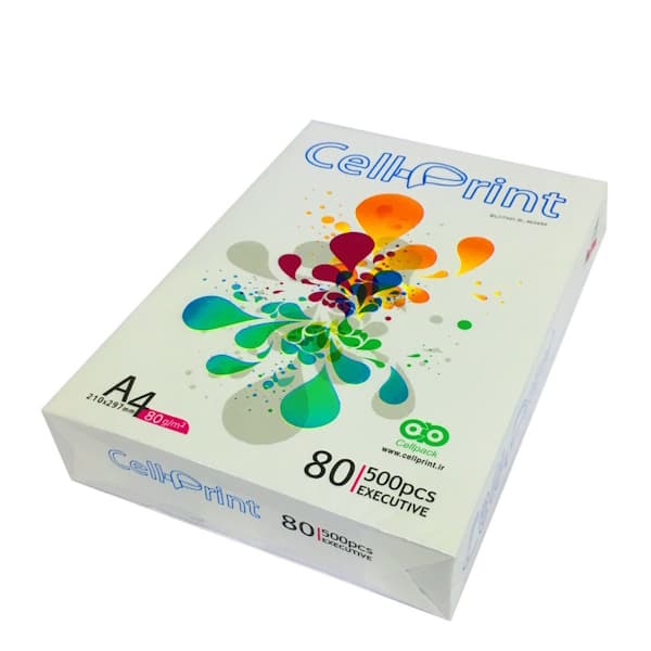 کاغذ Cellprint 80g A4 بسته 500 عددی