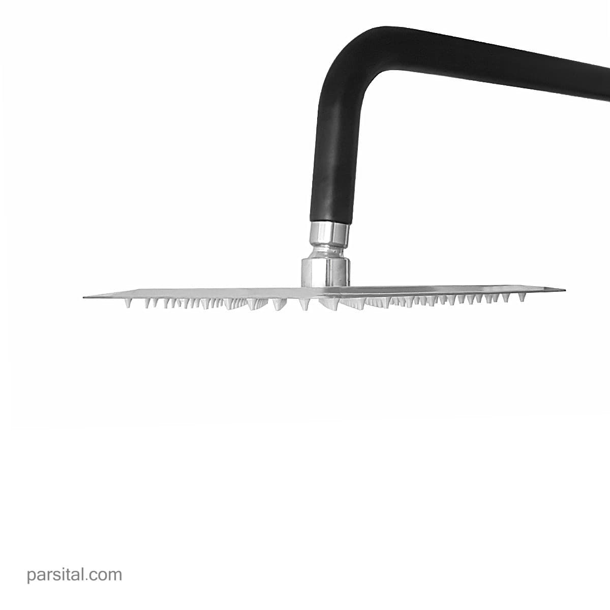 علم یونیکا دوکاره کی دبلیو سی مدل اوراکل مربع مشکی با سردوش 20cm — تصویر ۵
