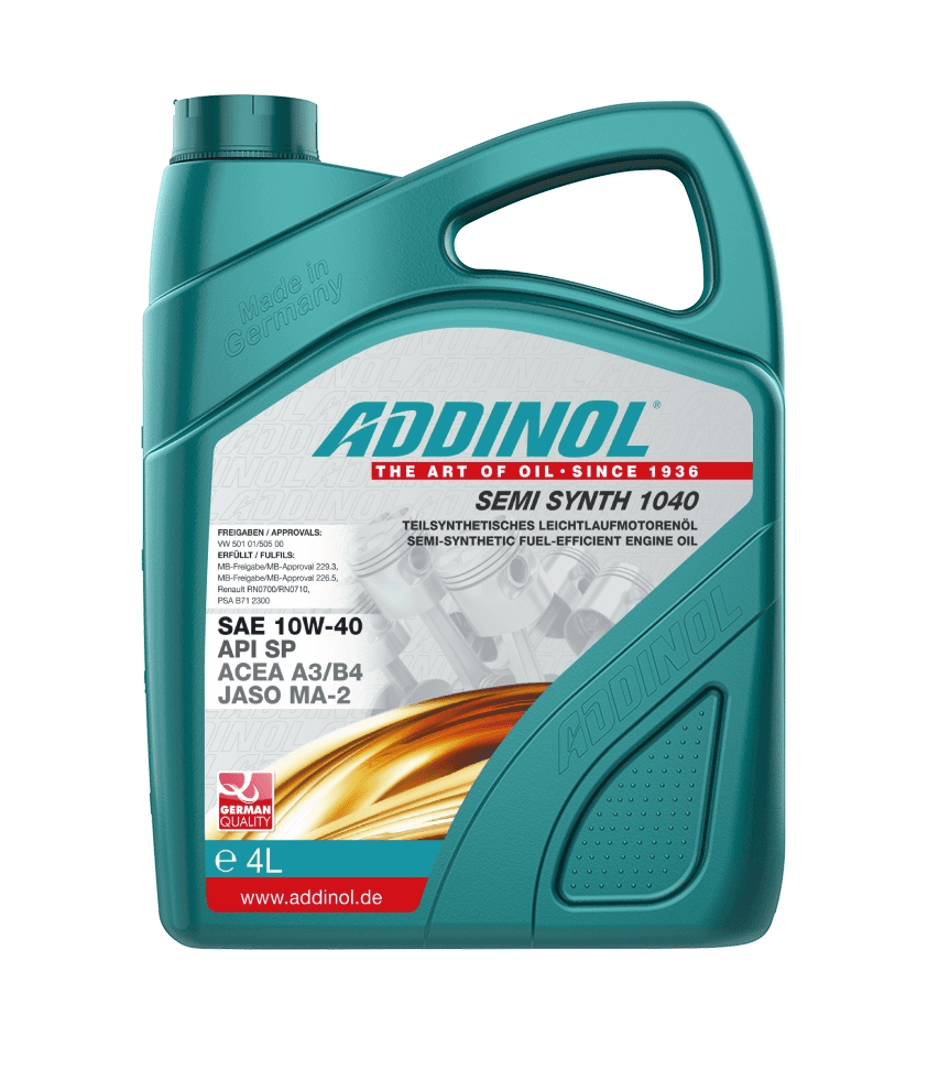 روغن موتورسیکلت ادینول ADDINOL 10W40 SP MA2-4L