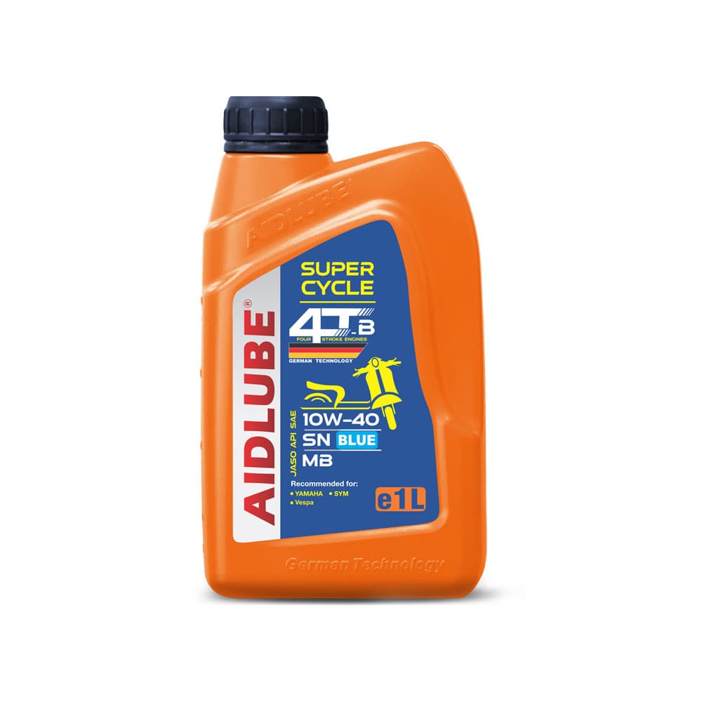 روغن موتورسیکلت ایدلوب AIDLUBE 10W40 SN MB BLUE — تصویر ۲