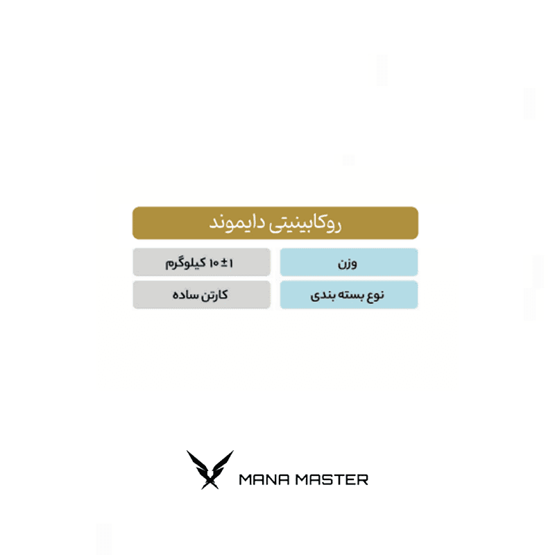 روکابینتی مشکی ماناسنیتری مدل دایموند — تصویر ۴