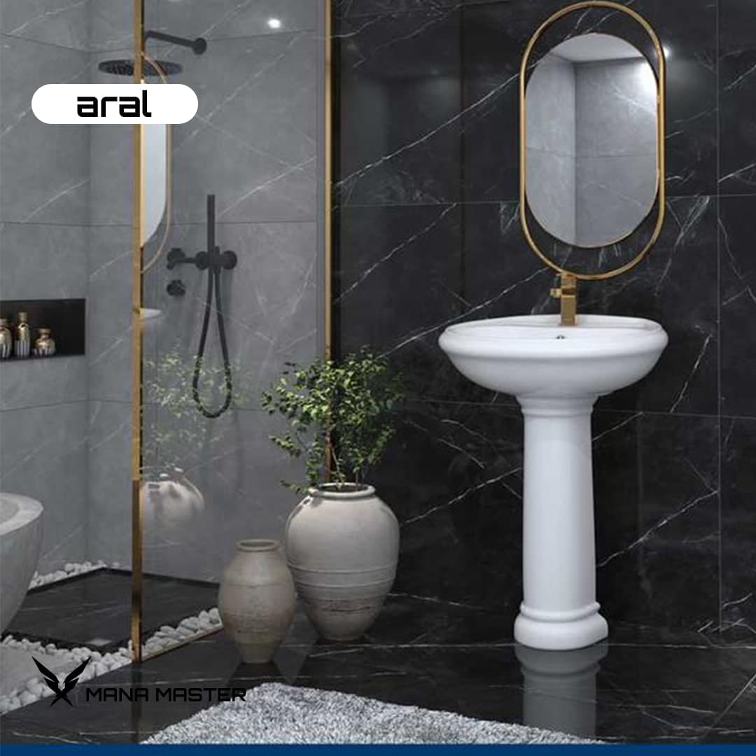 روشویی پایه دار کسری مدل آرال درجه 3
