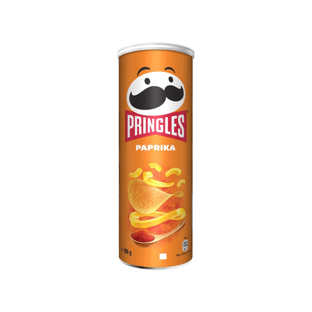 چیپس پرینگلز pringles با طعم پاپریکا 165 گرم
