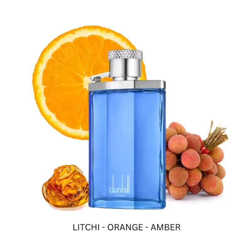 عطر ادکلن دانهیل آبی – دیزایر بلو مردانه اصل — تصویر ۲