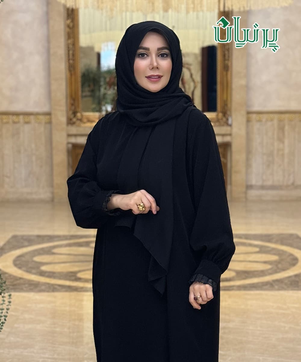 مانتو عبایی کریستال