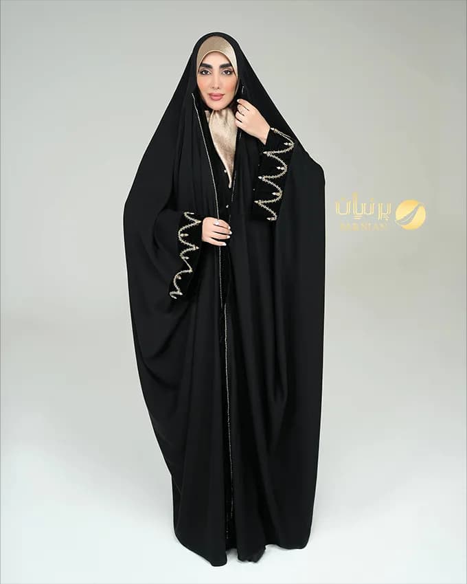 چادر عربی بولگاری مچ اشرافی خاتون طلایی