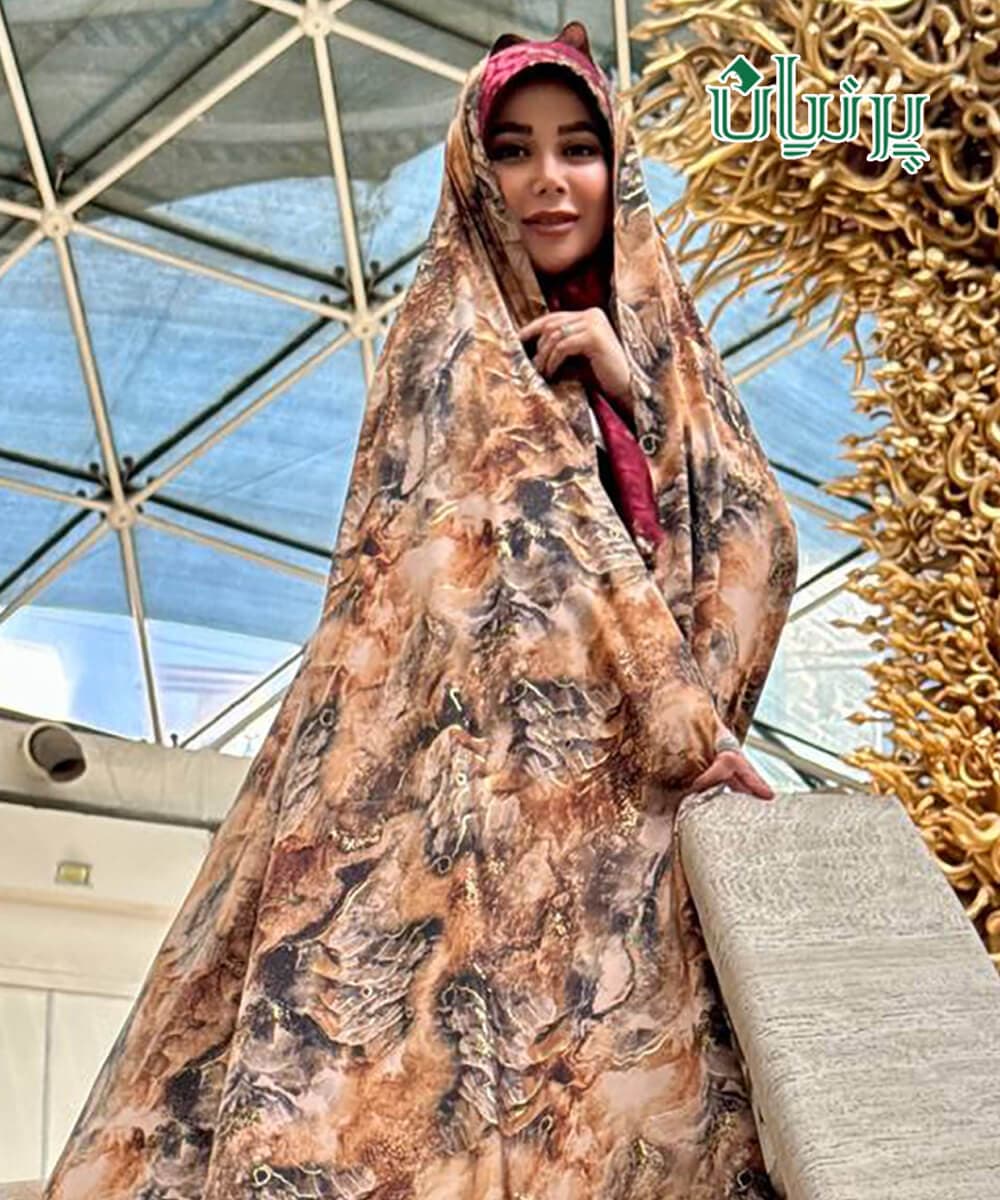 چادر رنگی قواره ژاکارد ایتالیایی