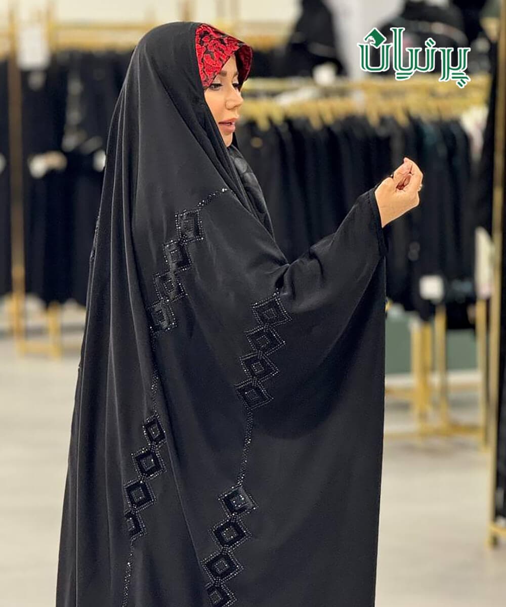 چادر بولگاری مخمل و نگین آنوشا — تصویر ۲