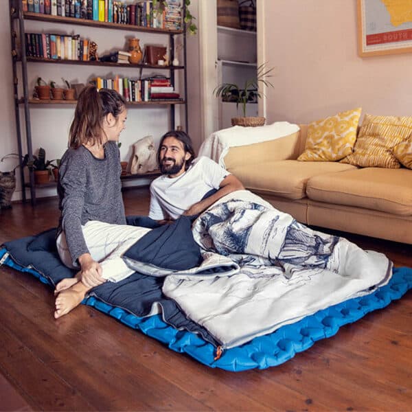 کیسه خواب الیاف نیچرهایک مدل Double Pattern With Pillow — تصویر ۶