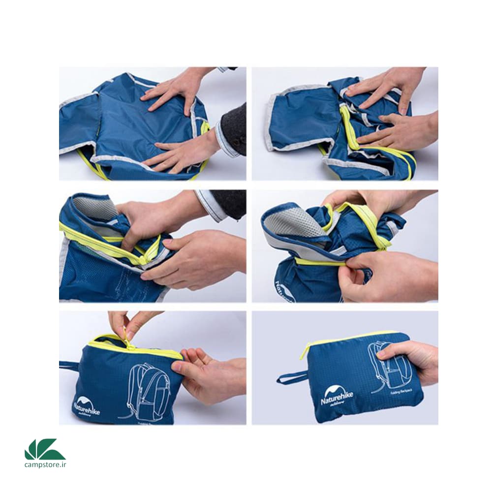 کوله پشتی 22 لیتر نیچرهایک مدل Outdoor Folding — تصویر ۶