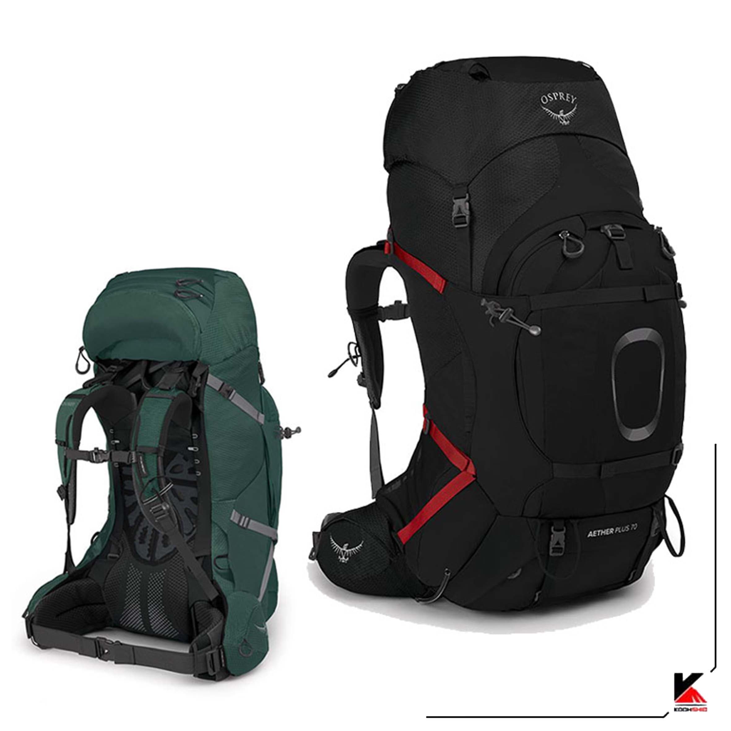 کوله پشتی آسپری مدل Aether Plus 70L — تصویر ۹