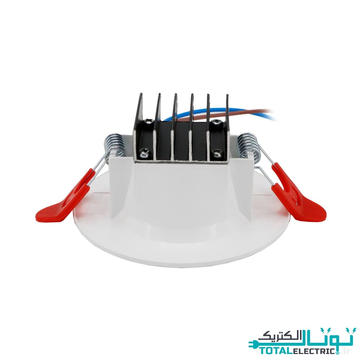چراغ سقفی توکار سولاریس 5 وات دایره ای پارس شعاع — تصویر ۳