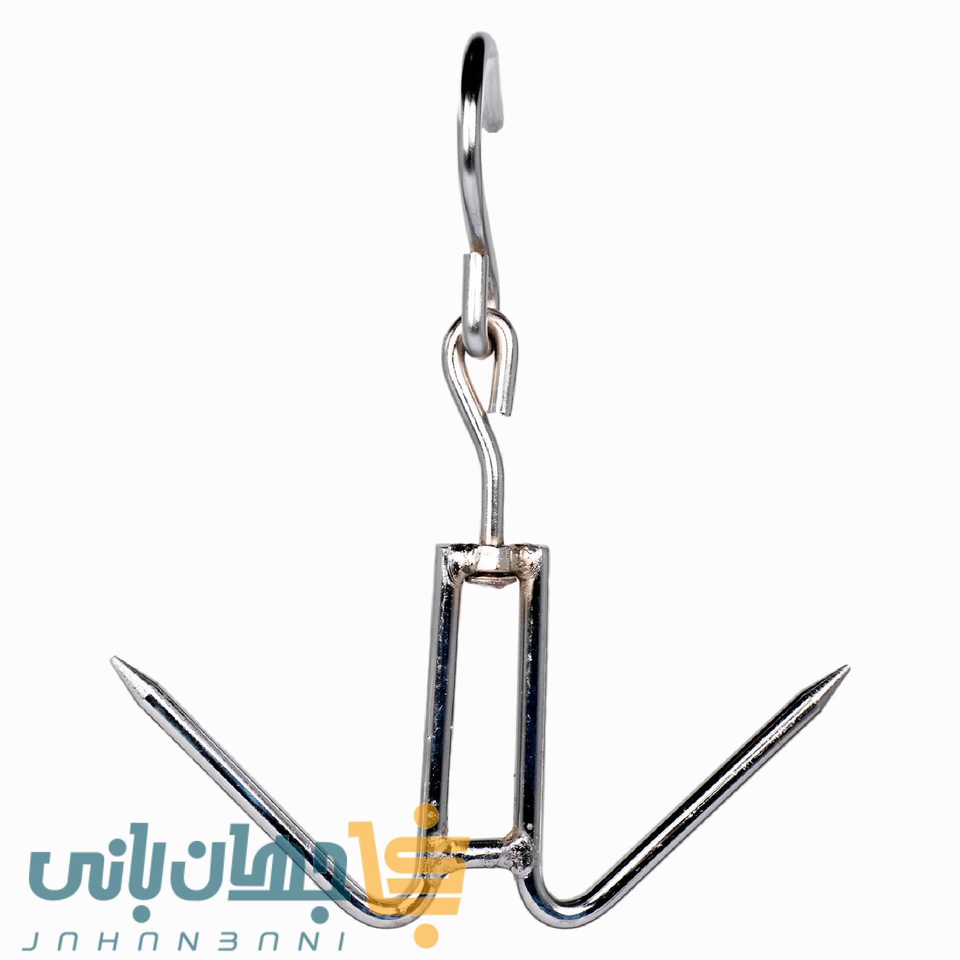 قلاب یا آویز قصابی دو شاخه گاوی