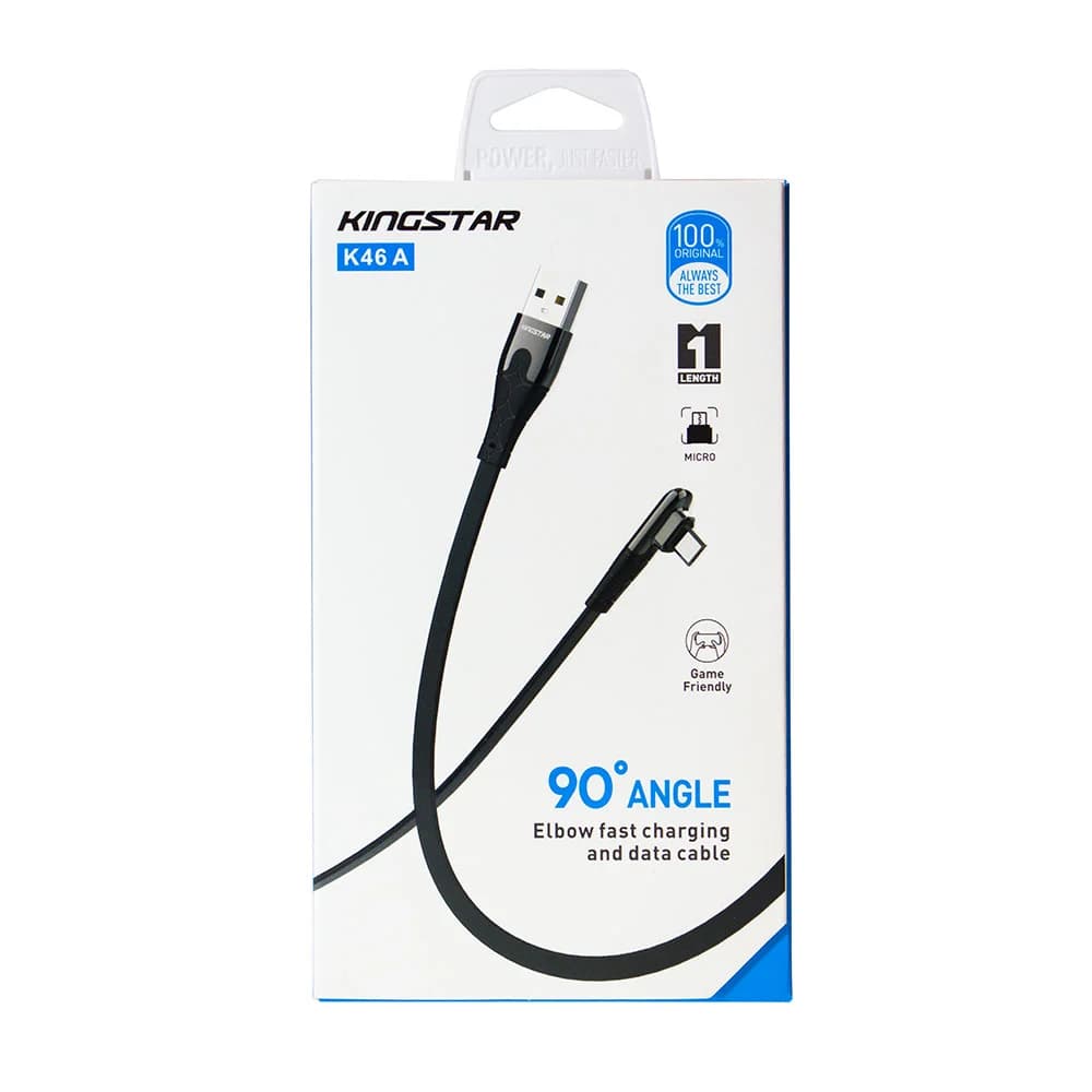 کابل شارژ اندروید kingstar مدل k46a ا cable charge android kingstar k46 a