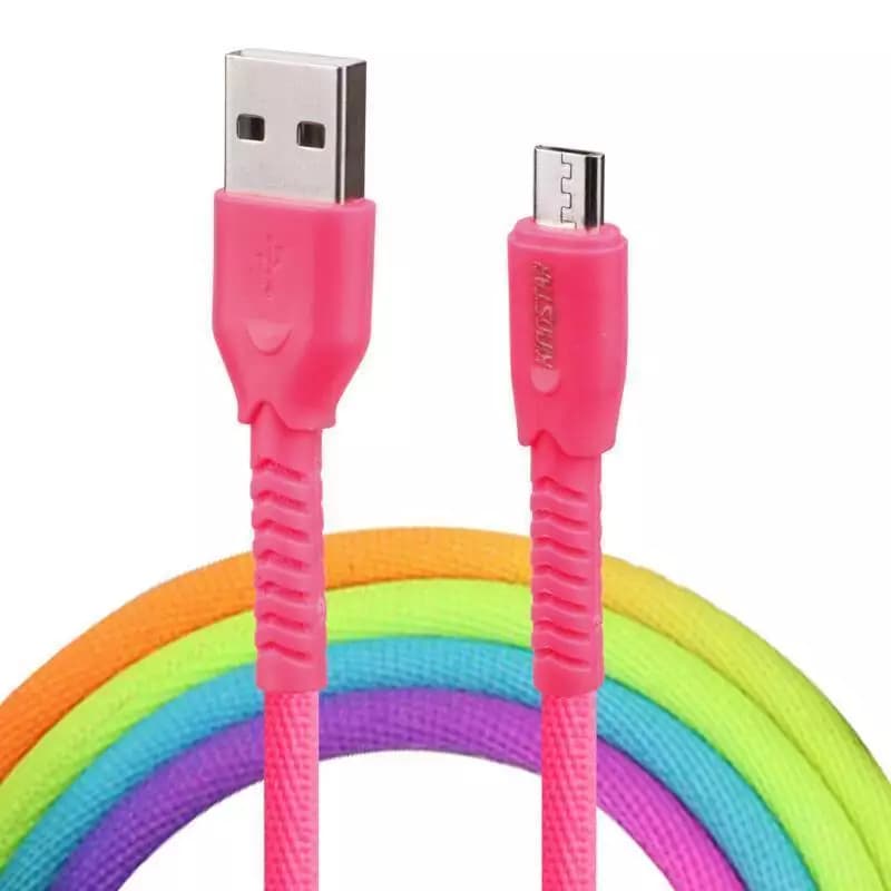 کابل میکرو یو اس بی فست شارژ KingStar K106A 2.1A 1m ا KingStar K106A 2.1A 1m MicroUSB Cable — تصویر ۳