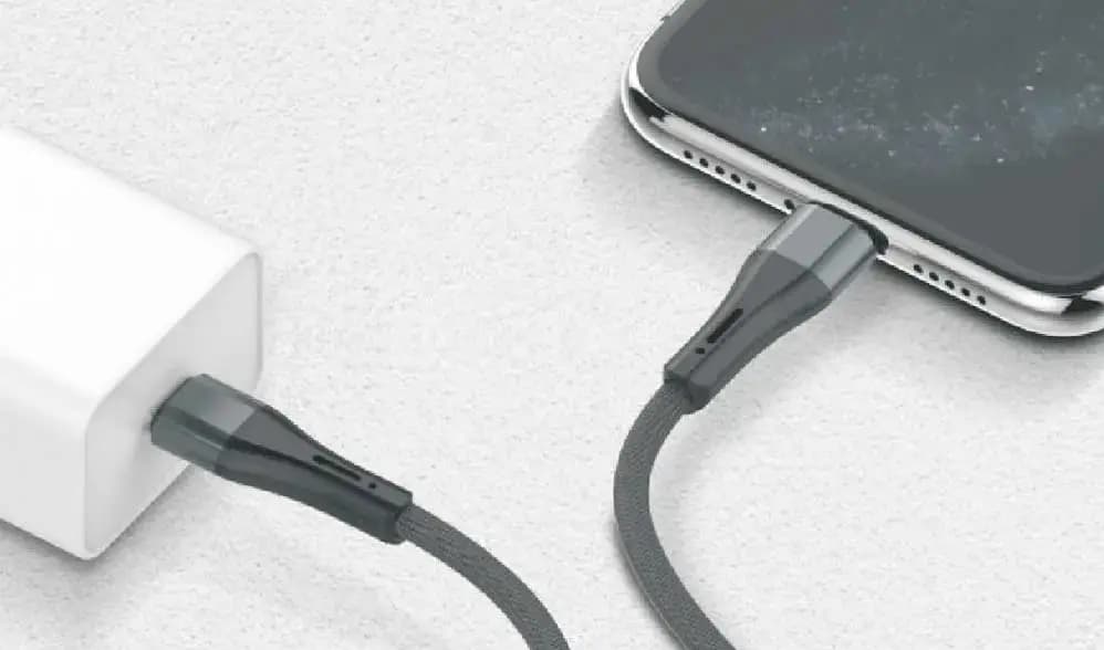 کابل تبدیل فست شارژ KingStar K49 iC Type-C To Lightning 2A PD 18W 1m + کابل هدیه ا KingStar K49 iC Type-C To Lightning 2A PD 1m Fast Charging Cable — تصویر ۵