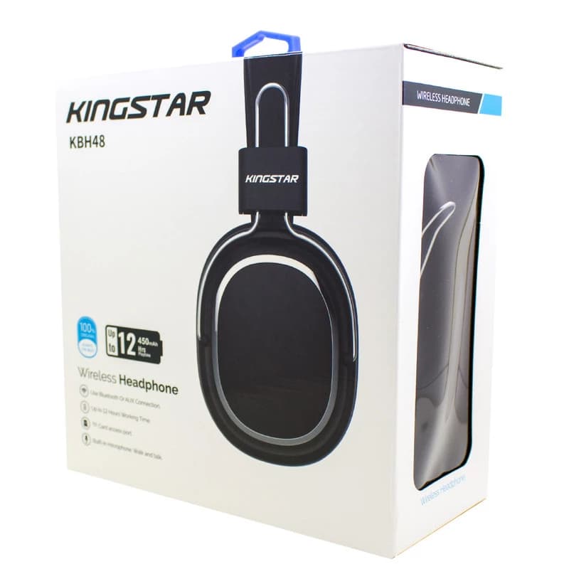 هدفون بی سیم کینگ استار مدل KBH48 – خاکستری ا kingstar headphone kbh48 — تصویر ۲