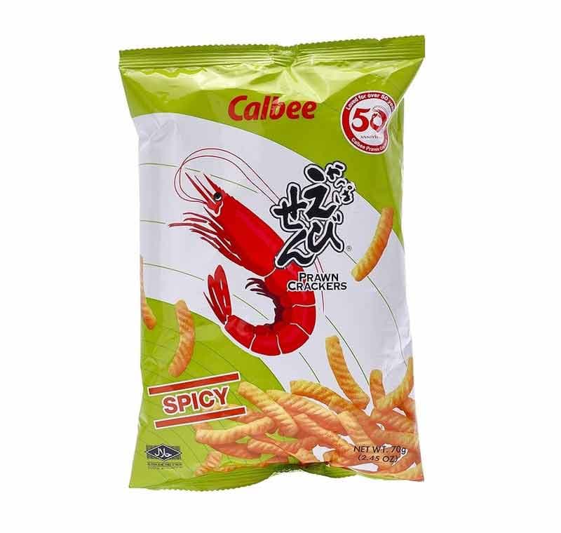 کراکر ژاپنی میگو تند کالبی 70 گرم