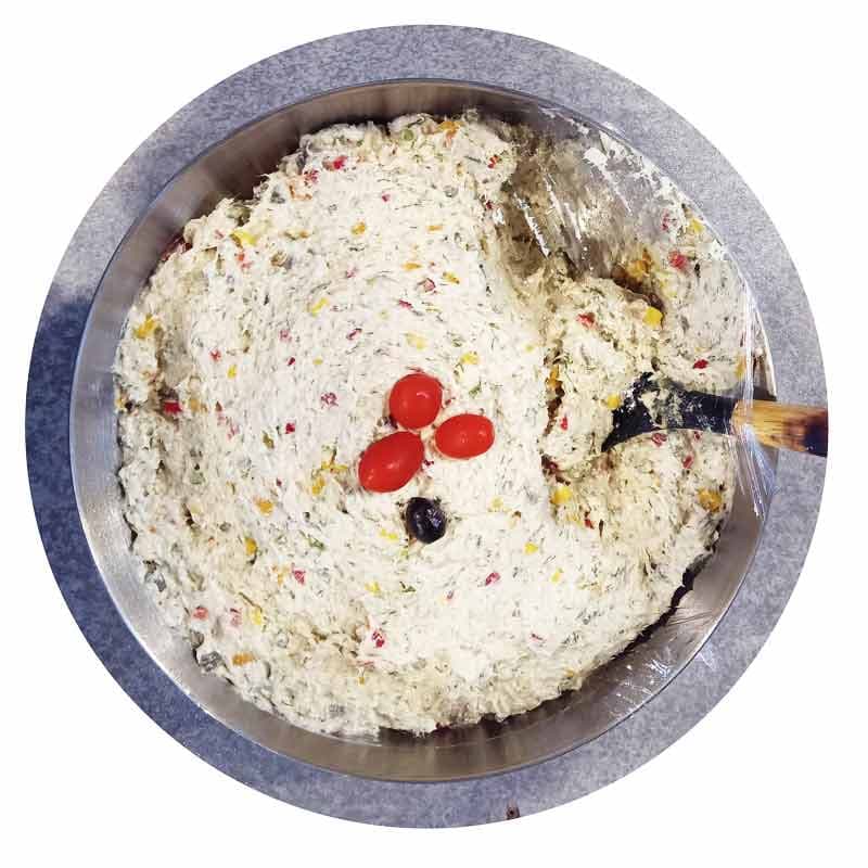 سالاد مرغ و سبزیجات