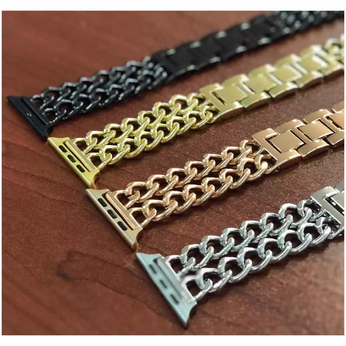 بند فلزی اپل واچ کارتیر Cartier — تصویر ۲