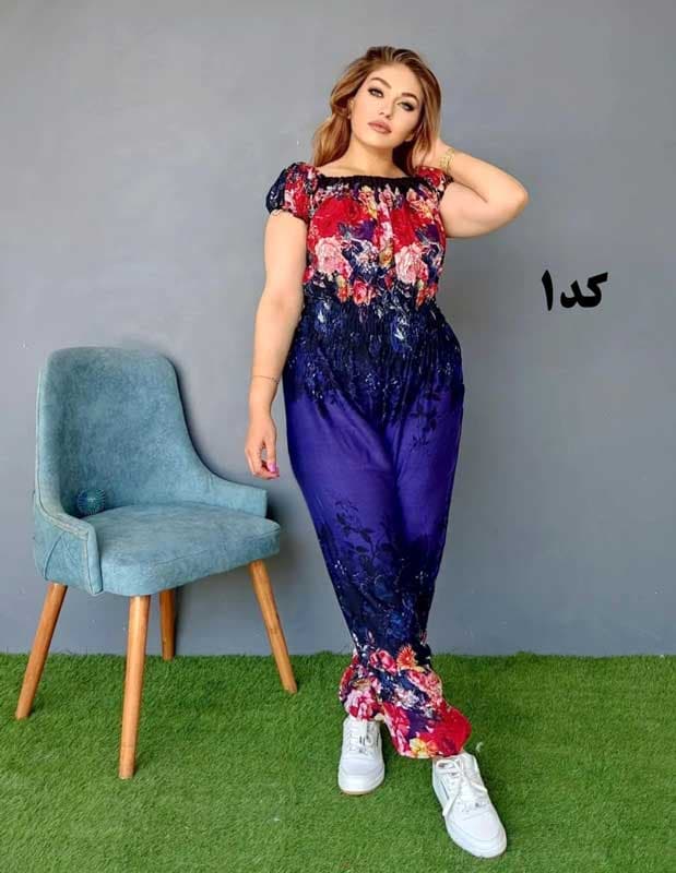 رامپر طرح دار نخی 6798