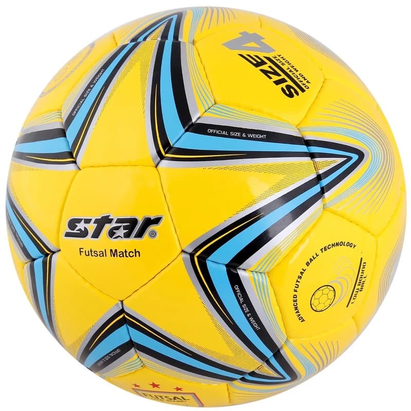 توپ فوتسال استار (STAR) حرفهای سایز ۴ (دوختی، مخصوص سالن)2555