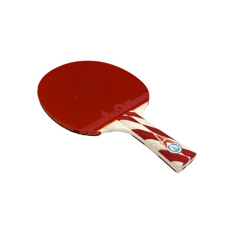 راکت پینگ پنگ گلد کاپ (Gold Cup) با دسته شطرنجی — تصویر ۲