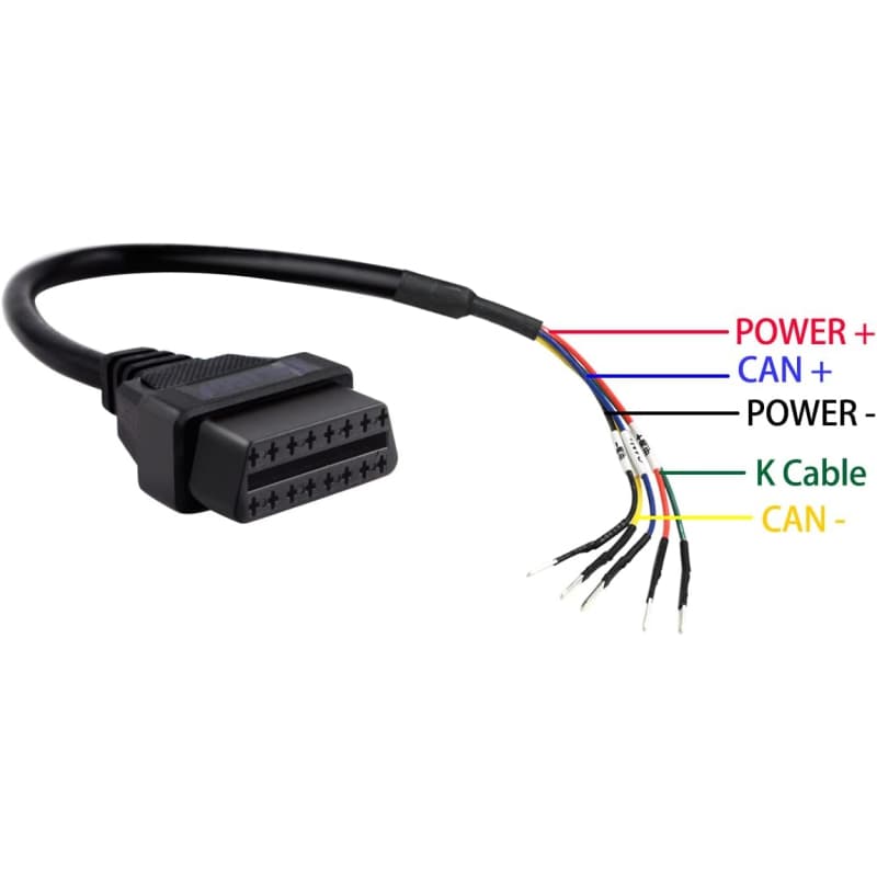 کابل تبدیل مادگی 16 پین OBD2 — تصویر ۳