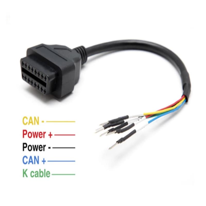 کابل تبدیل مادگی 16 پین OBD2 — تصویر ۷