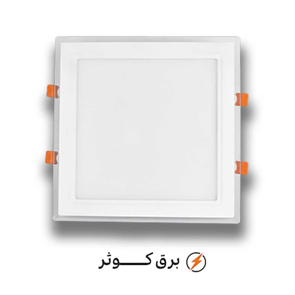 پنل گلاریس 18 وات مربع سفید پارس شعاع