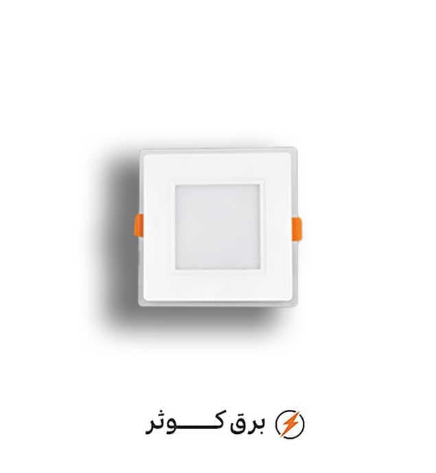 پنل گلاریس 9 وات مربعی سفید پارس شعاع