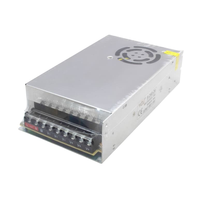 تغذیه سوئیچینگ فلزی 24 ولت 10 آمپر 24v-10A فن دار مارک VOLT — تصویر ۲