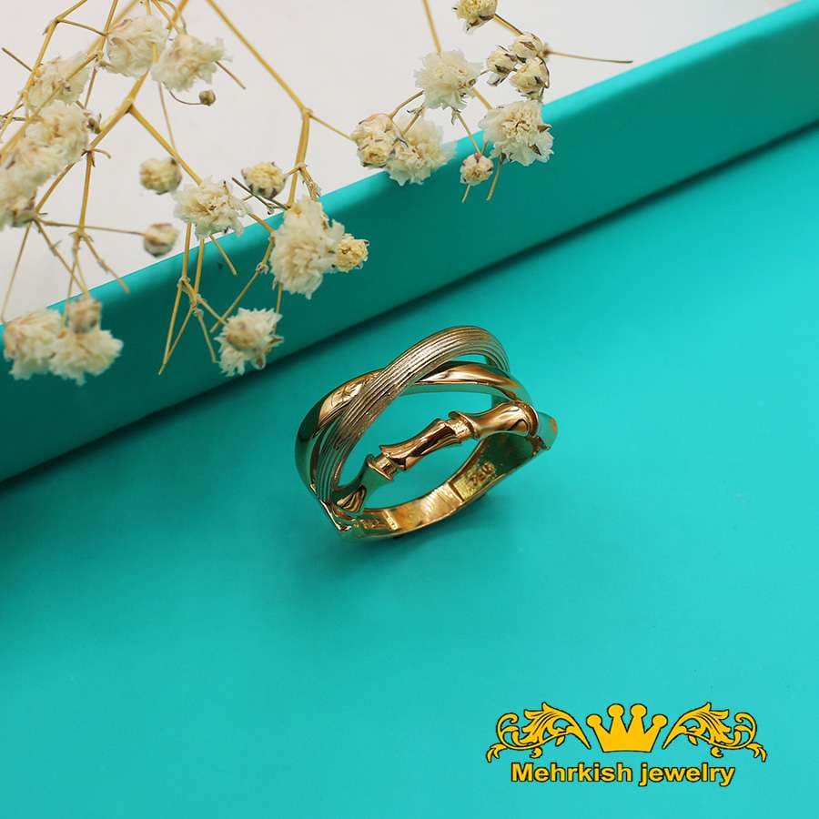 انگشتر دیبا طلای ۱۸ عیار کد 7513