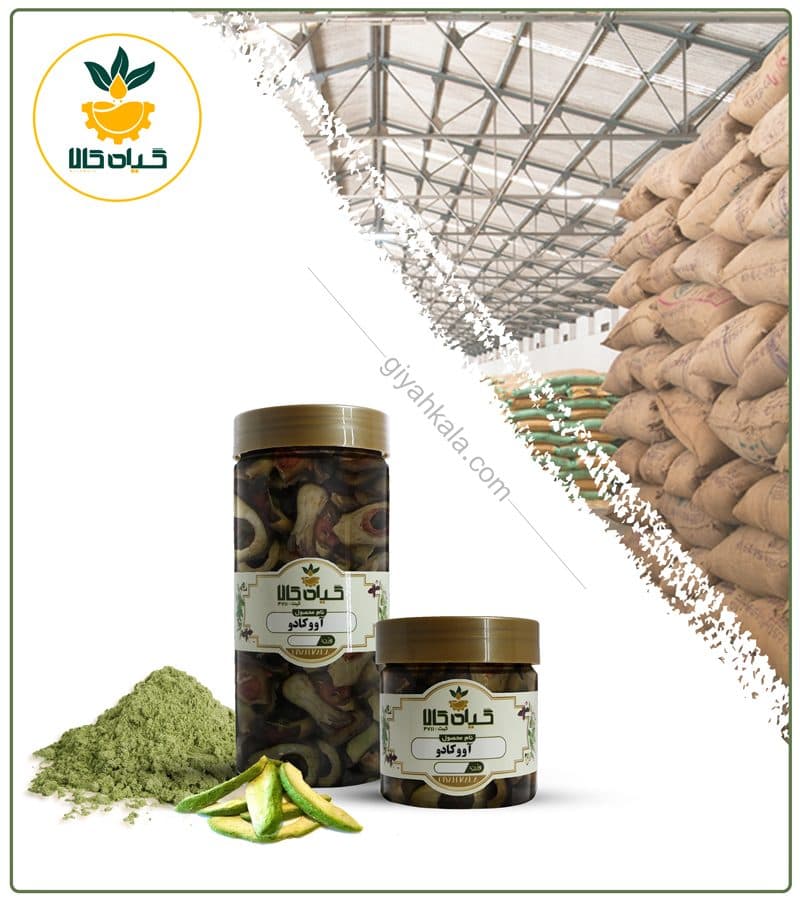 میوه آووکادو خشک یا پودری بسته بندی — تصویر ۲