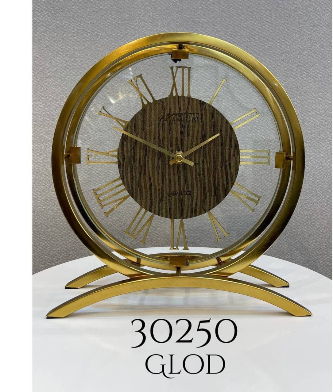 ساعت فلزی رومیزی سیلور*کد30250