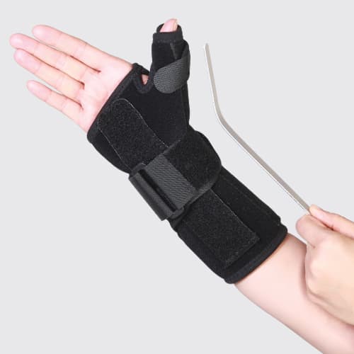 مچ بند آتل دار نئوپرن با آتل شست تکسایز طب و صنعت کد 36800 — تصویر ۲