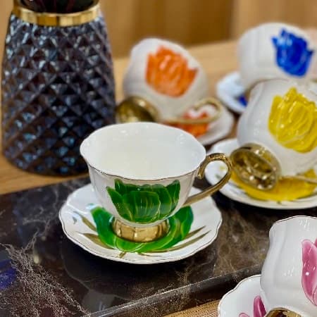 ست چایخوری و قهوه خوری tiffany آجار acar — تصویر ۳