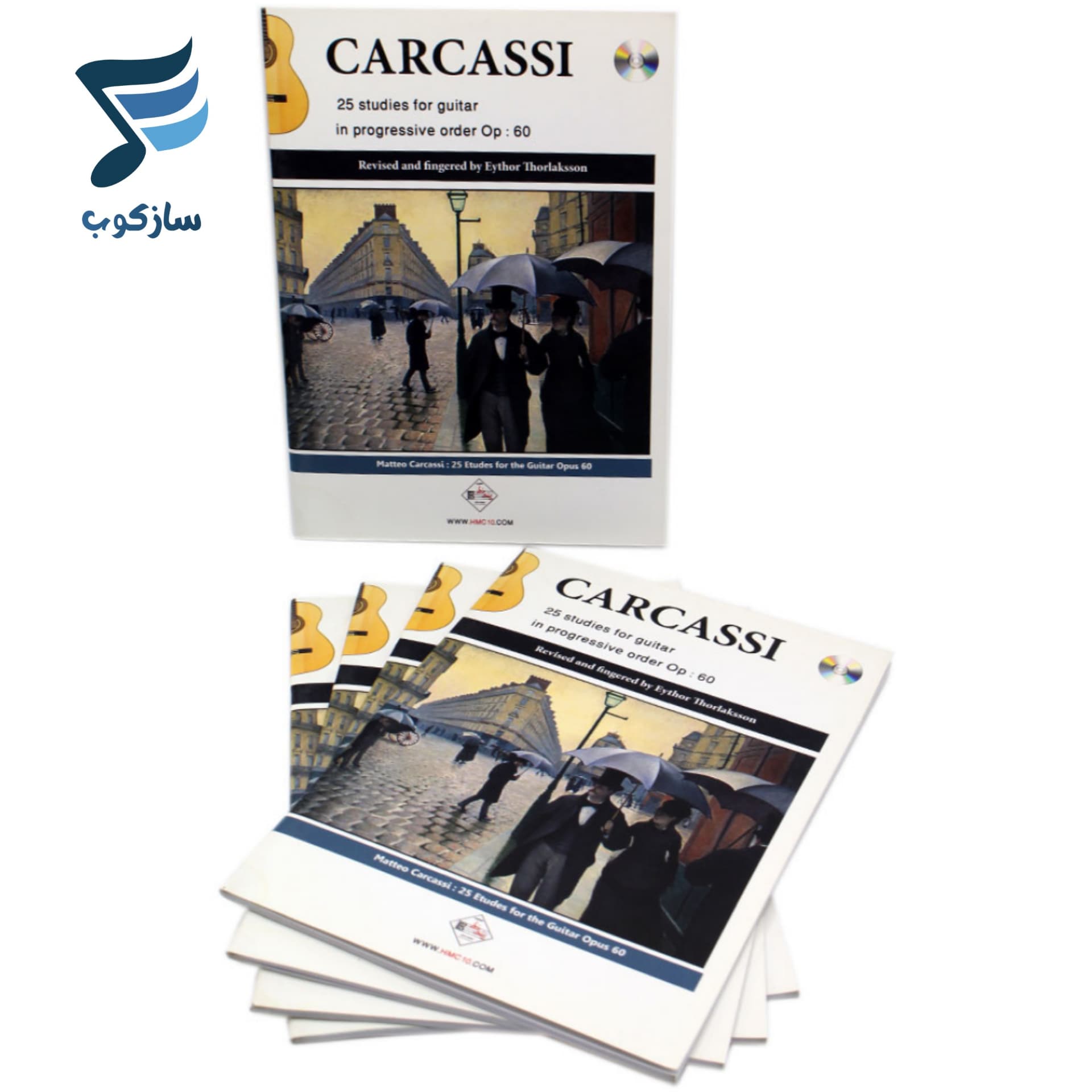 کتاب کارکاسی ۲۵ قطعه تکنیکی و ملودیک برای گیتار — تصویر ۱۱