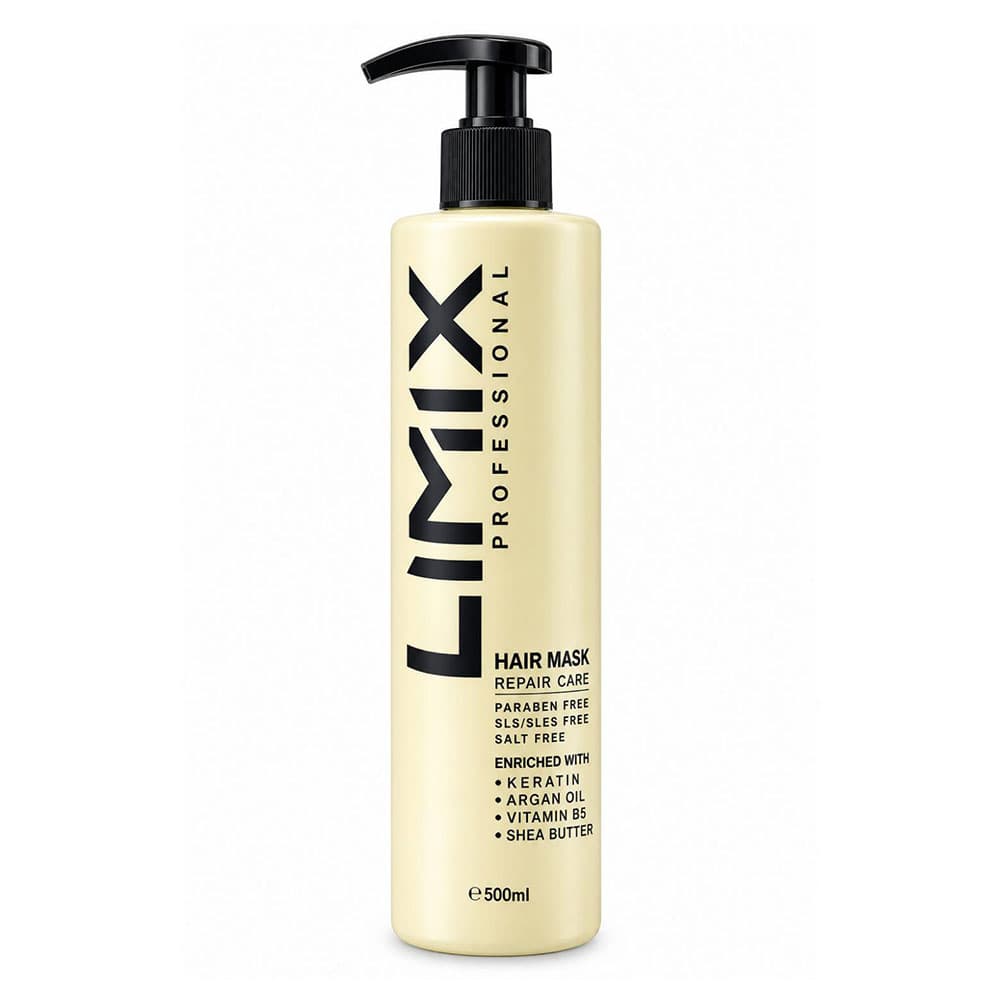 ماسک مو ویتامینه بازسازی کننده 500 میل کراتینه مناسب انواع مو خصوصا آسیب دیده لیمیکس LIMIX