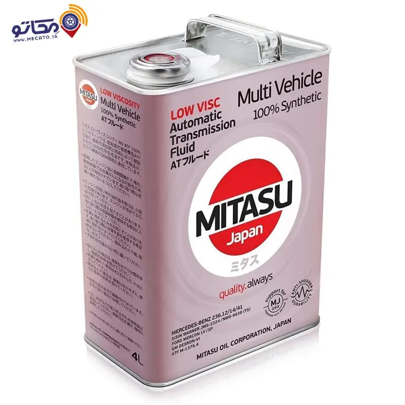 روغن گیربکس اتوماتیک میتاسو CVT تمام سنتتیک حجم 4 لیتر