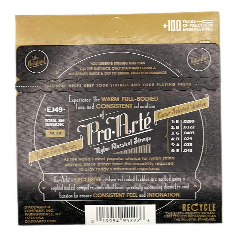 سیم گیتار کلاسیک Daddario مدل Ej49 غیر اورجینال — تصویر ۳