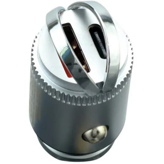 شارژر 48W فندکی وریتی مدل V-CQ1123 سوپر فست رنگ طوسی — تصویر ۳