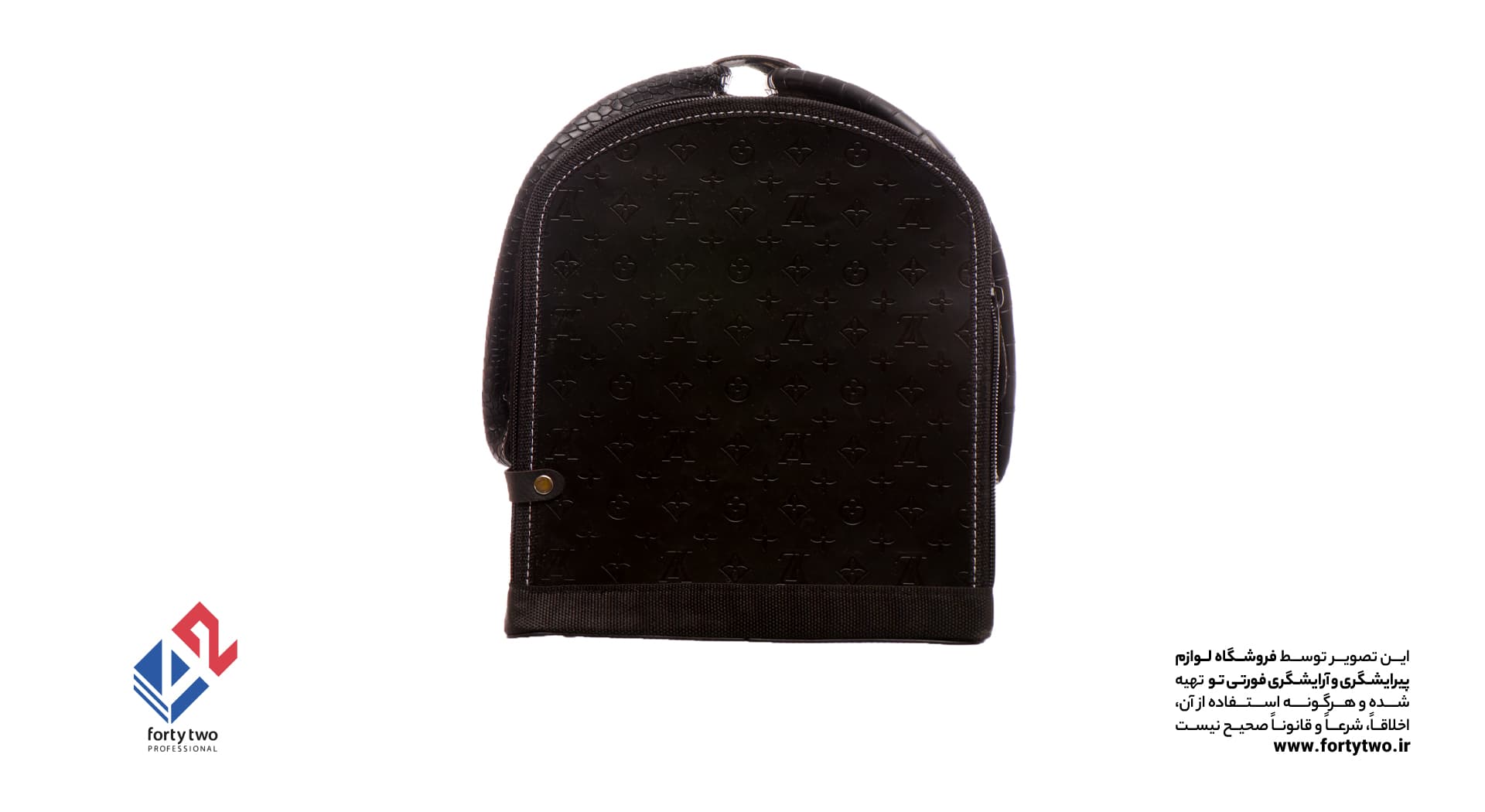 کیف جعبه ابزار آرایشگر LOUIS VUITTON مشکی — تصویر ۵