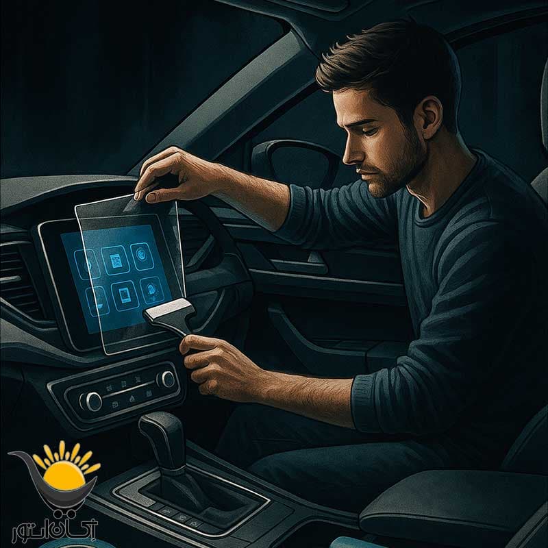گلس مانیتور، کنسول و دستگیره در ضدخش مناسب برای فیدلیتی قدیم — تصویر ۳
