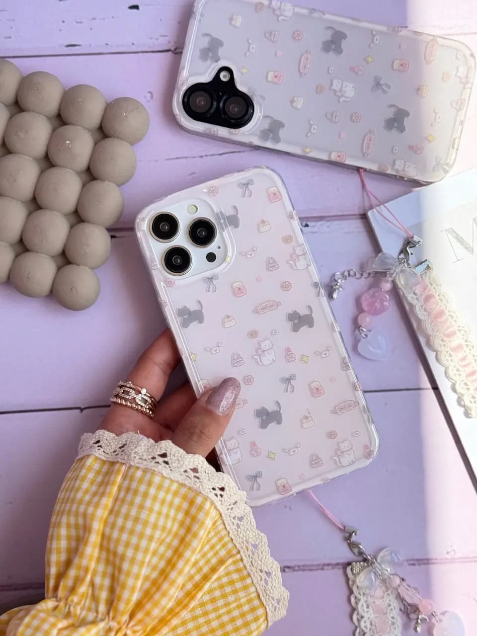 قاب Cat &amp; Candy با آویز (کدC1999) — تصویر ۳