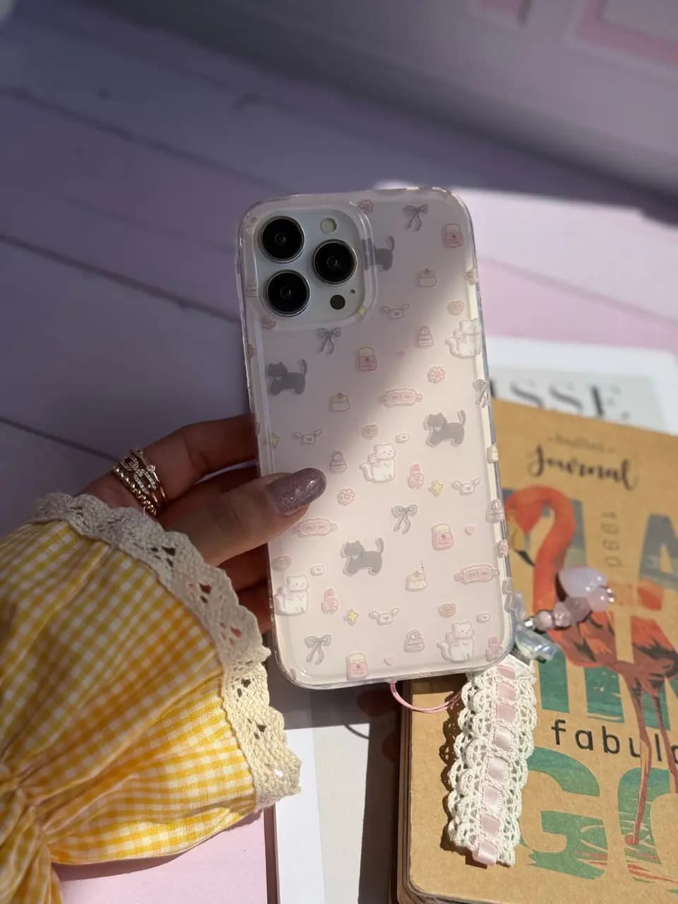 قاب Cat &amp; Candy با آویز (کدC1999) — تصویر ۲