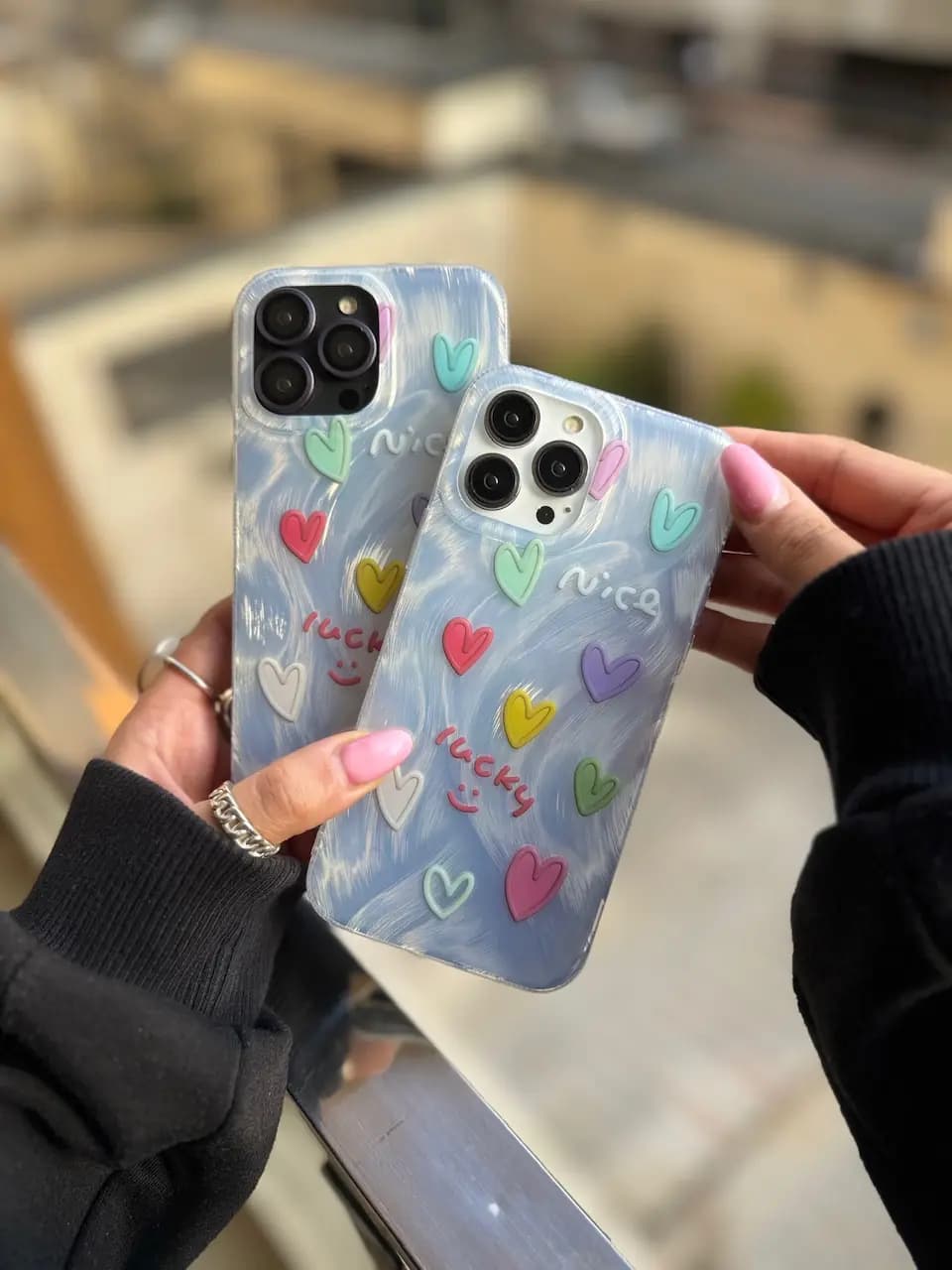 قاب قلبی رنگی Nice — تصویر ۴