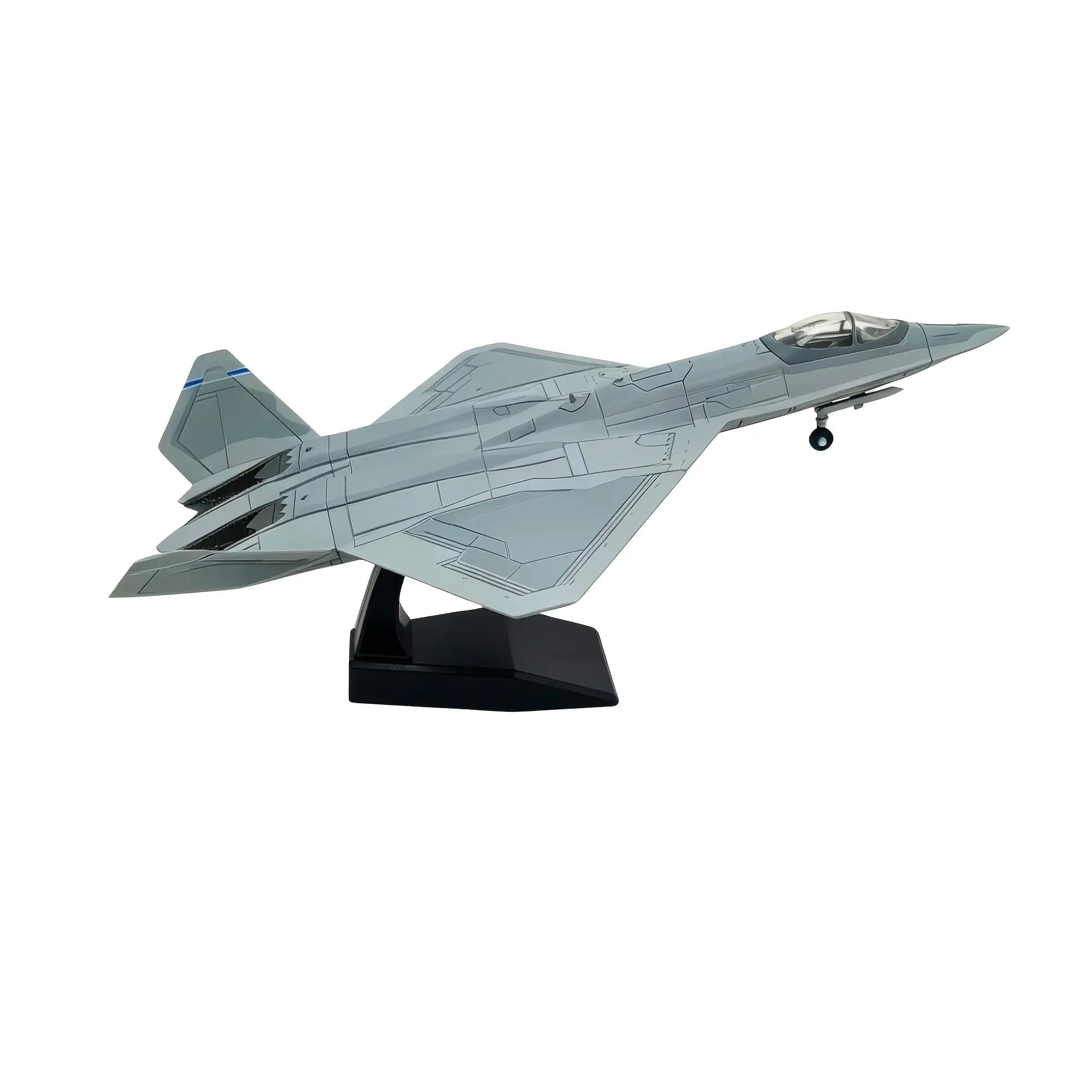 ماکت جت YF-23 با مقیاس 1:72 همراه پایه نمایش — تصویر ۲