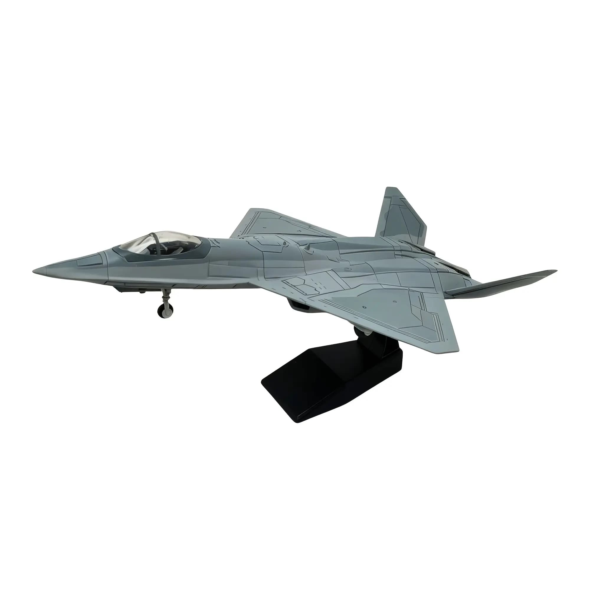 ماکت جت YF-23 با مقیاس 1:72 همراه پایه نمایش — تصویر ۳
